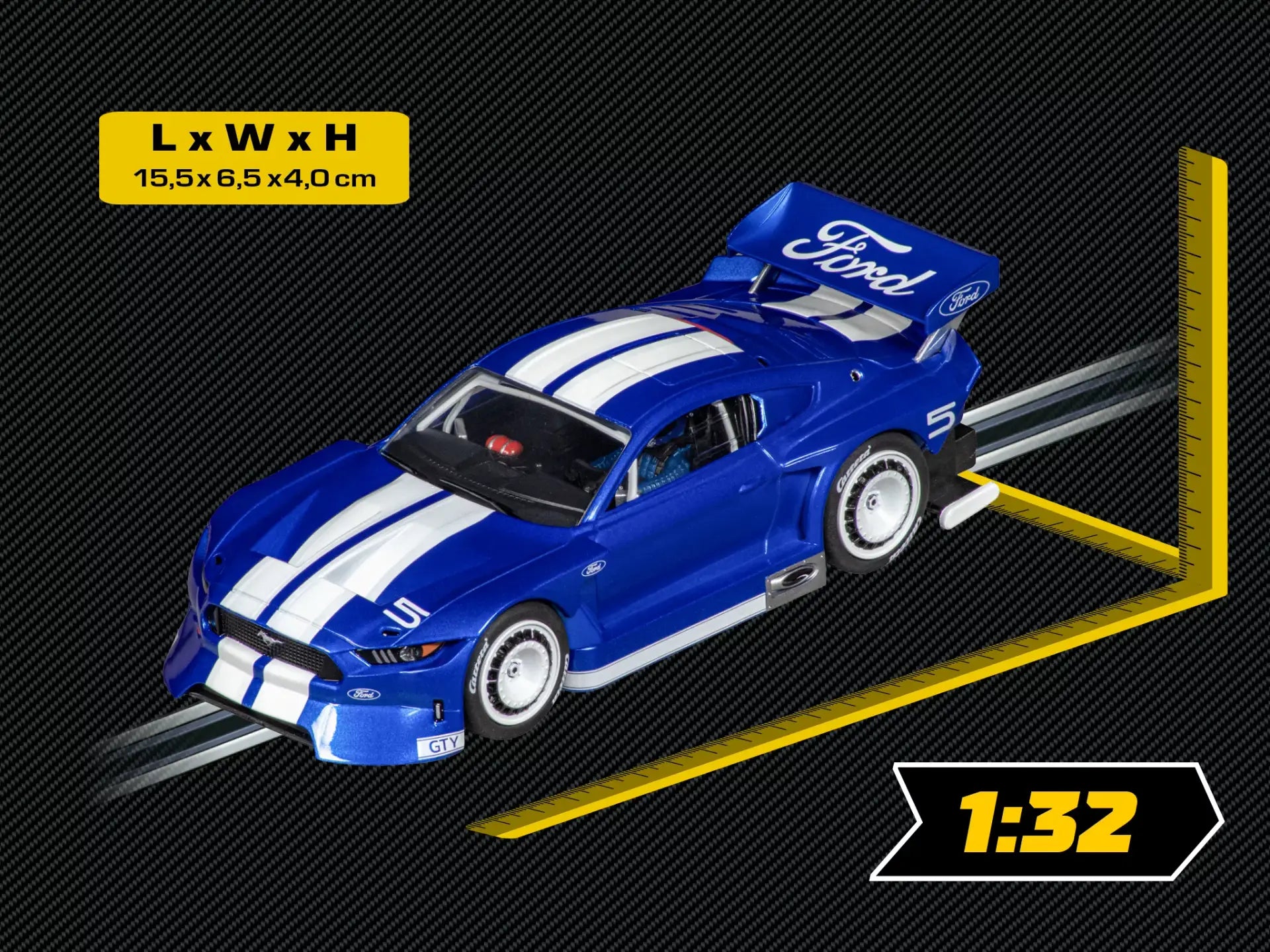 Carrera - Ford Mustang GTY "No.5" Digital, Escala 1/32