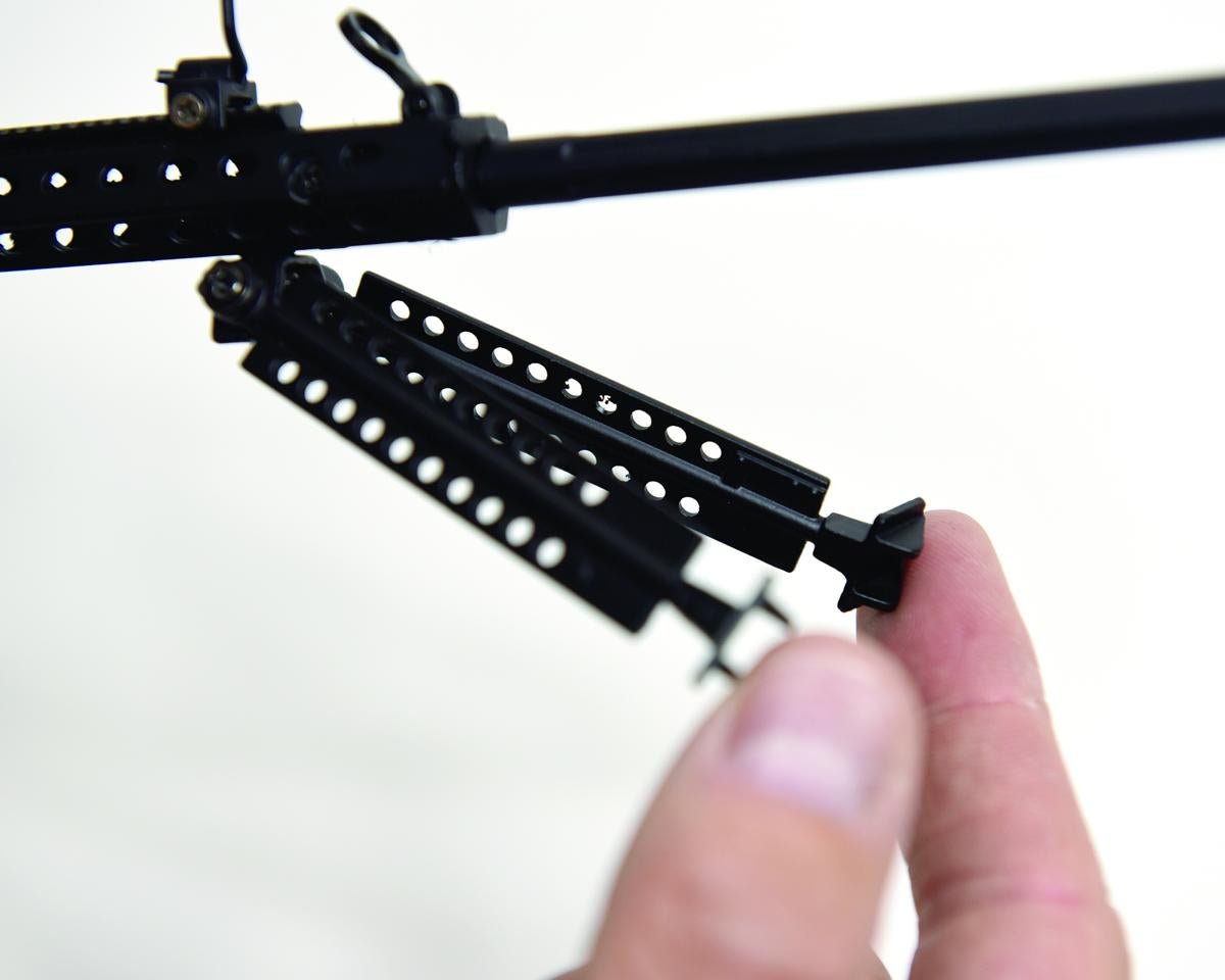 GoatGuns - Miniature 1/4 Scale Die-Cast Barrett 82A1 .50 CAL Model Kit (Black)