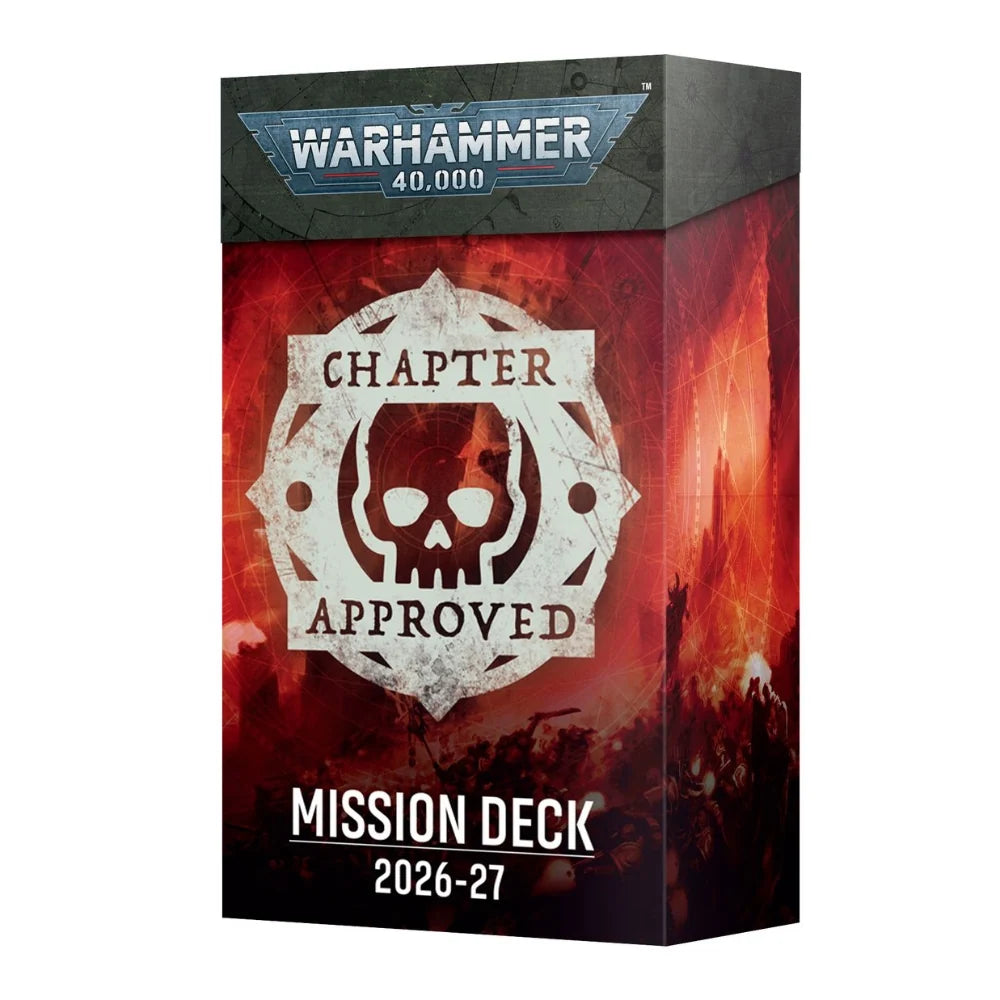 Games Workshop - Warhammer 40,000: Mazo de misiones - Chapter Approved 2026-27 (Inglés)