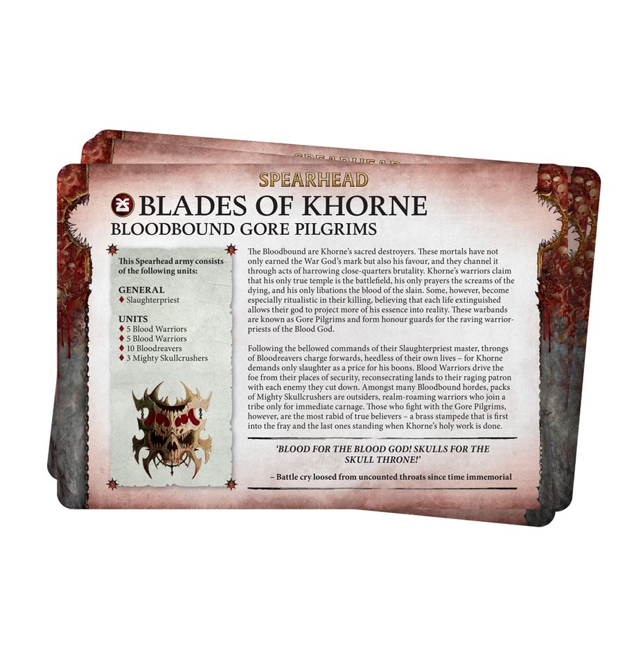 Games Workshop - Faction pack: Blades Of Khorne (Inglés)