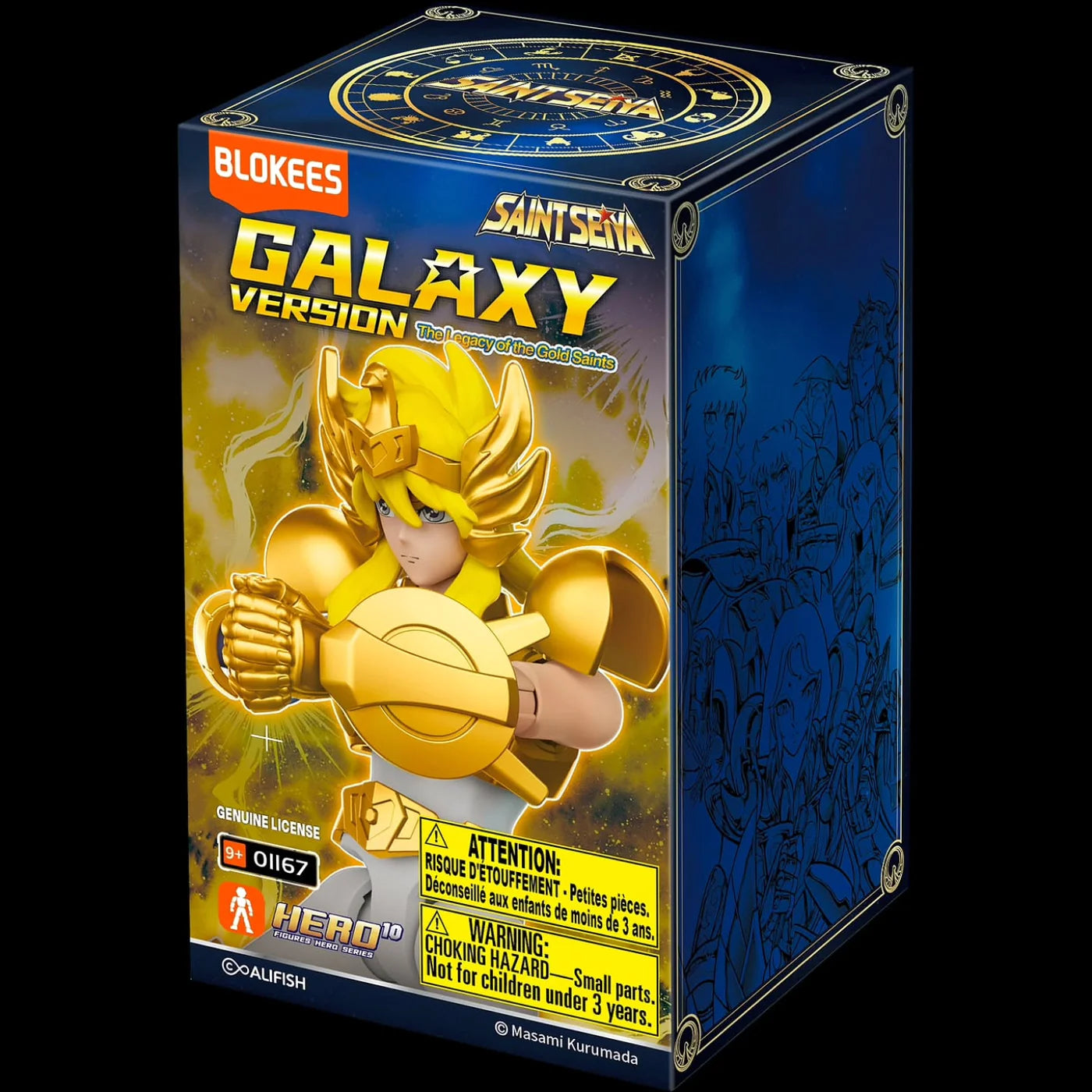 Blokees Saint Seiya Galaxy Series: Hyoga de Cisne Golden Bronze Cloth Exclusivo 1167