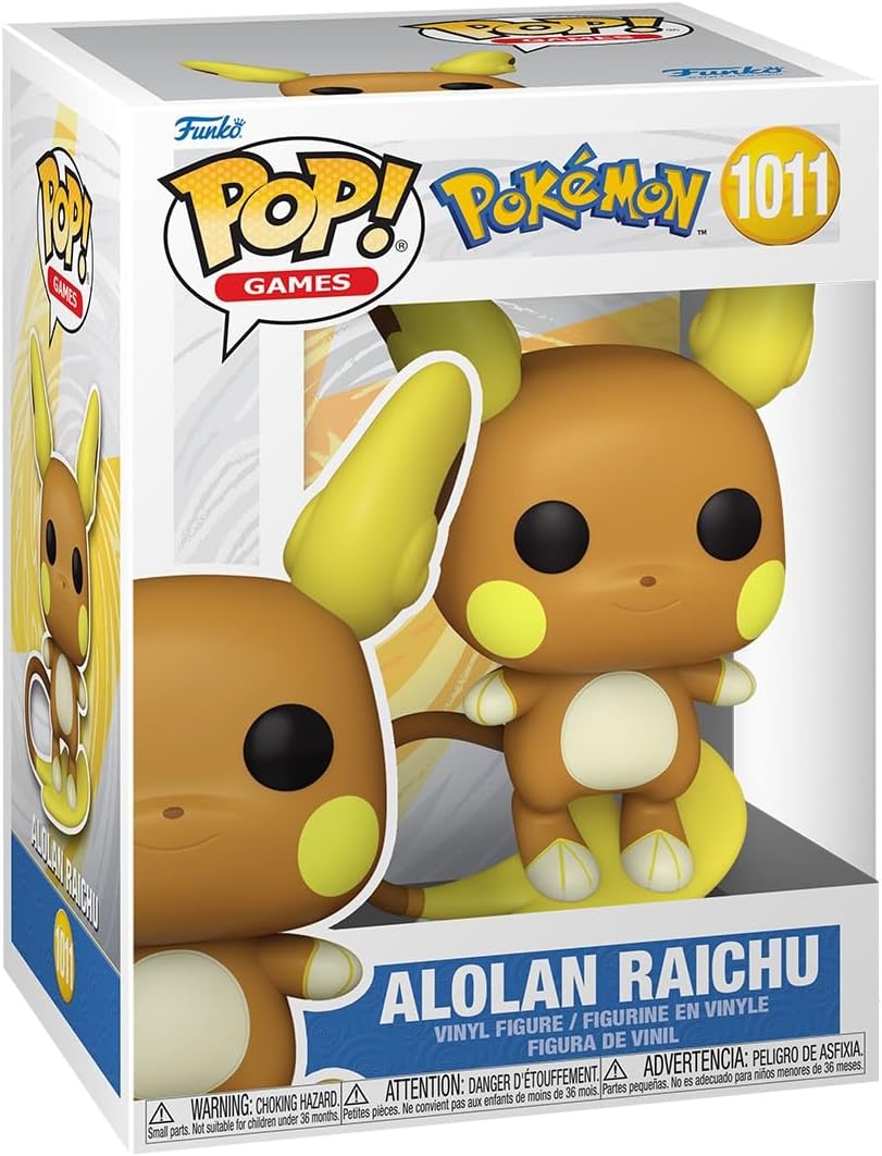 Funko Pop Games: Pokemon - Raichu de Alola, #1011