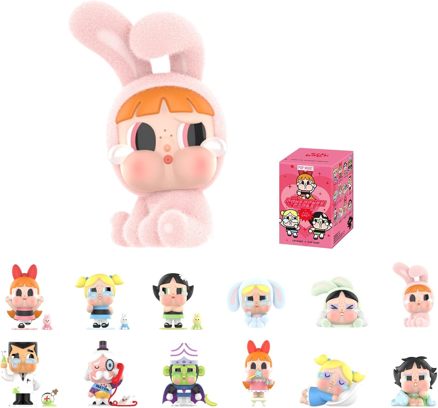 Pop Mart - Crybaby x Las Chicas Superpoderosas, Caja misteriosa (Figura Sorpresa)