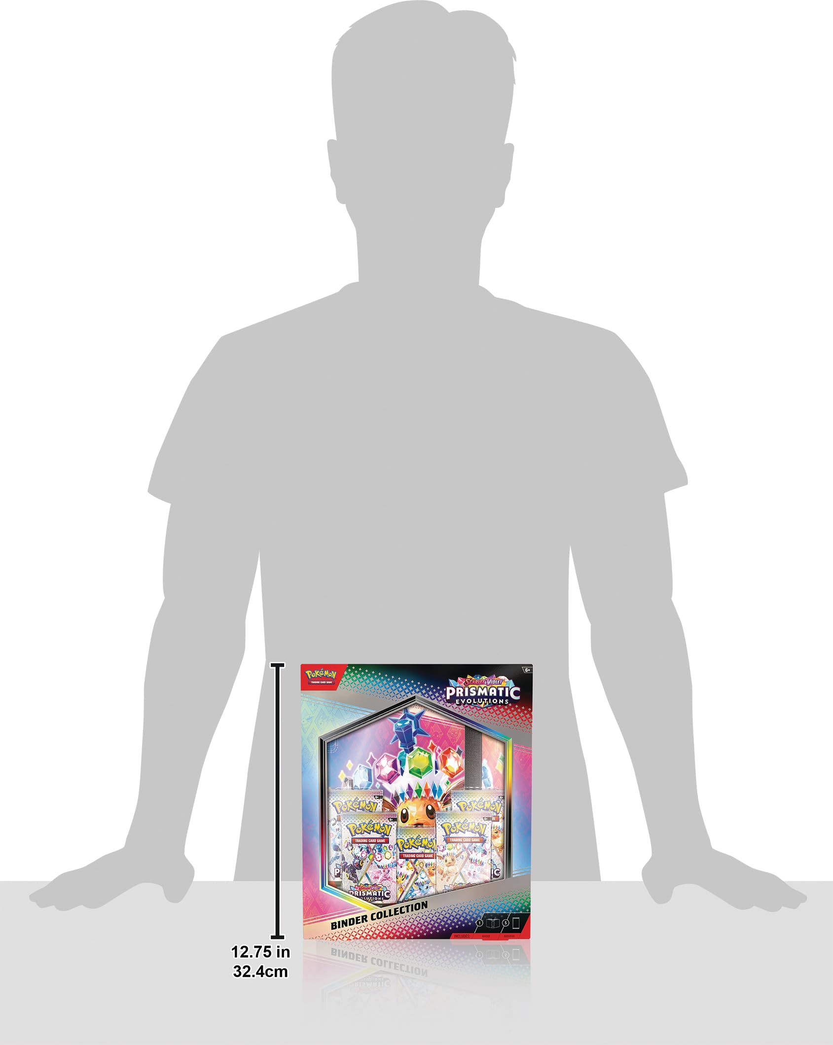 Pokémon TCG: Scarlet & Violet Prismatic Evolutions - Binder Collection (Ingles)