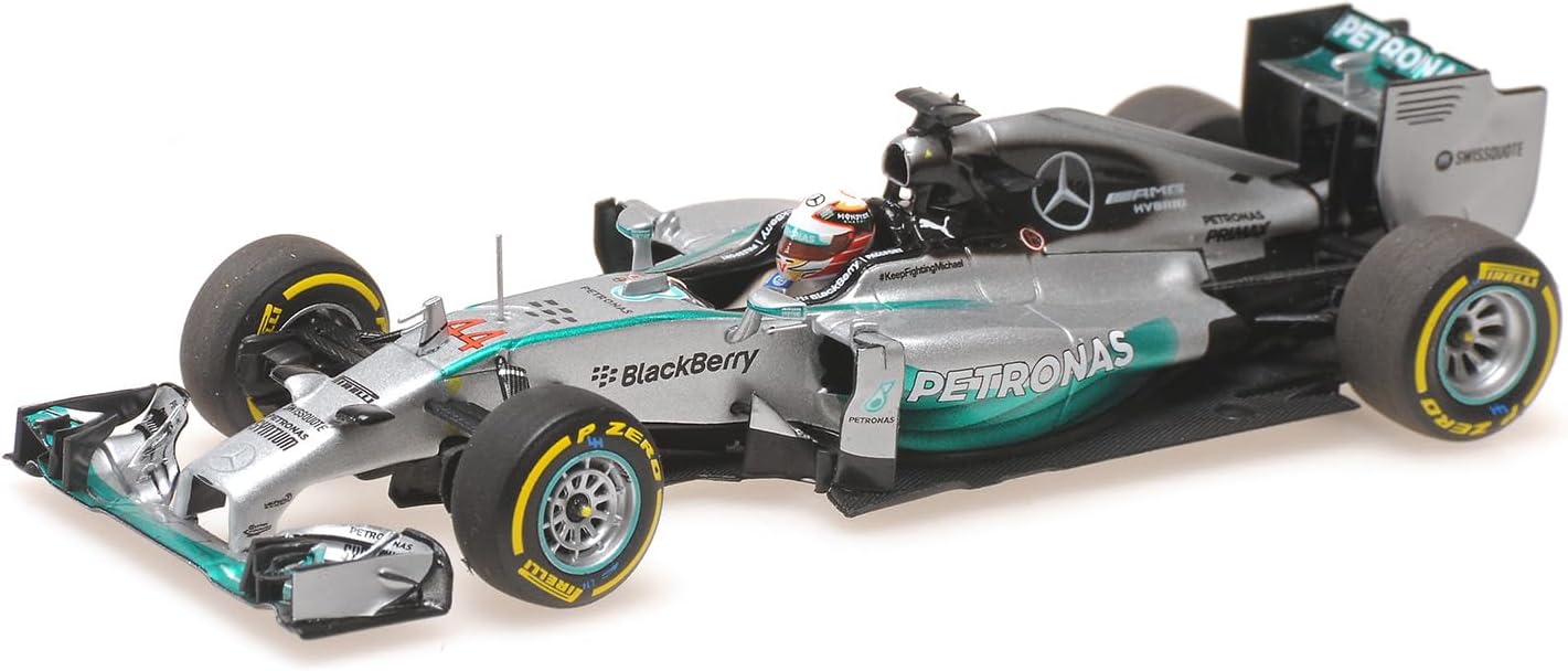 Minichamps - Lewis Hamilton Mercedes F1 W05 #44 Campeón mundial fórmula 1 2014, escala 1:43
