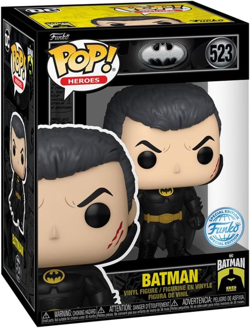 FUNKO POP Heroes: DC Batman Returns 85 Aniversario - Batman sin Mascara, #523
