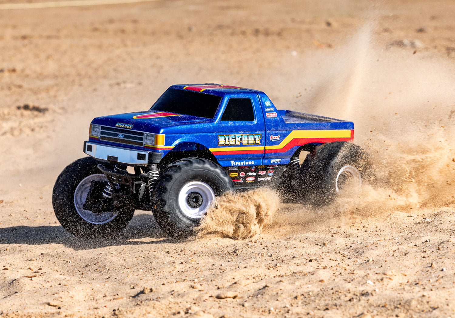 Traxxas - Bigfoot® 1/10 RTR 4WD Brushless Monster Truck w/BL-2s ESC & TQ 2.4GHz Radio, Azul