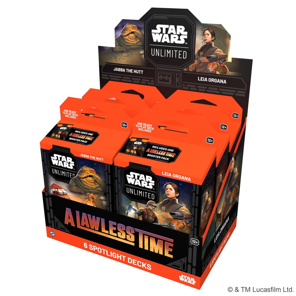 Star Wars Unlimited - SWU: A Lawless Time - 6 Spotlight Decks