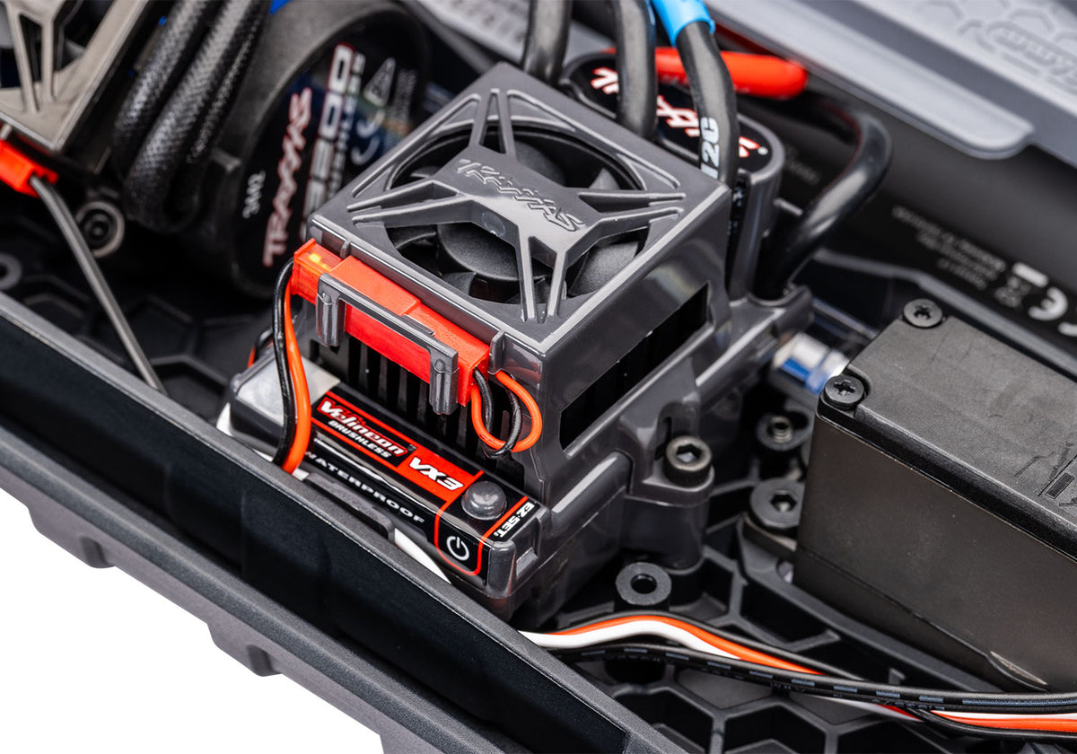 Traxxas - Stampede® 4x4 VX3 1/10 RTR 4WD Brushless Monster Truck w/VX3 ESC, TQi™ Sport 2.4GHz Radio & TSM®, Naranja