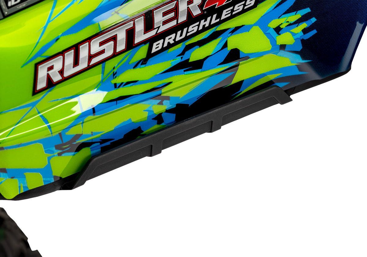 Traxxas - Rustler® 4x4 VX3 1/10 RTR 4WD Brushless Stadium Truck w/VX3 ESC, TQi™ Sport 2.4GHz Radio & TSM®, Morada