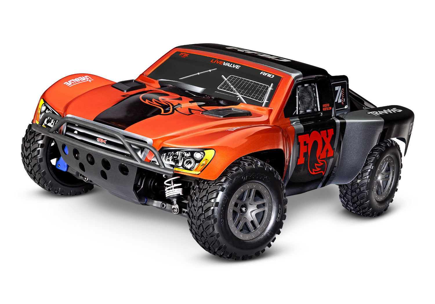 Traxxas - Slash BL-2S 1/10 RTR 4X4 Brushless Short Course Truck w/BL-2S ESC & TQ 2.4GHz Radio, Fox