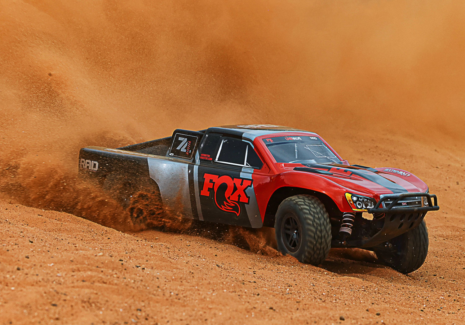 Traxxas - Slash BL-2S 1/10 RTR 4X4 Brushless Short Course Truck w/BL-2S ESC & TQ 2.4GHz Radio, Fox