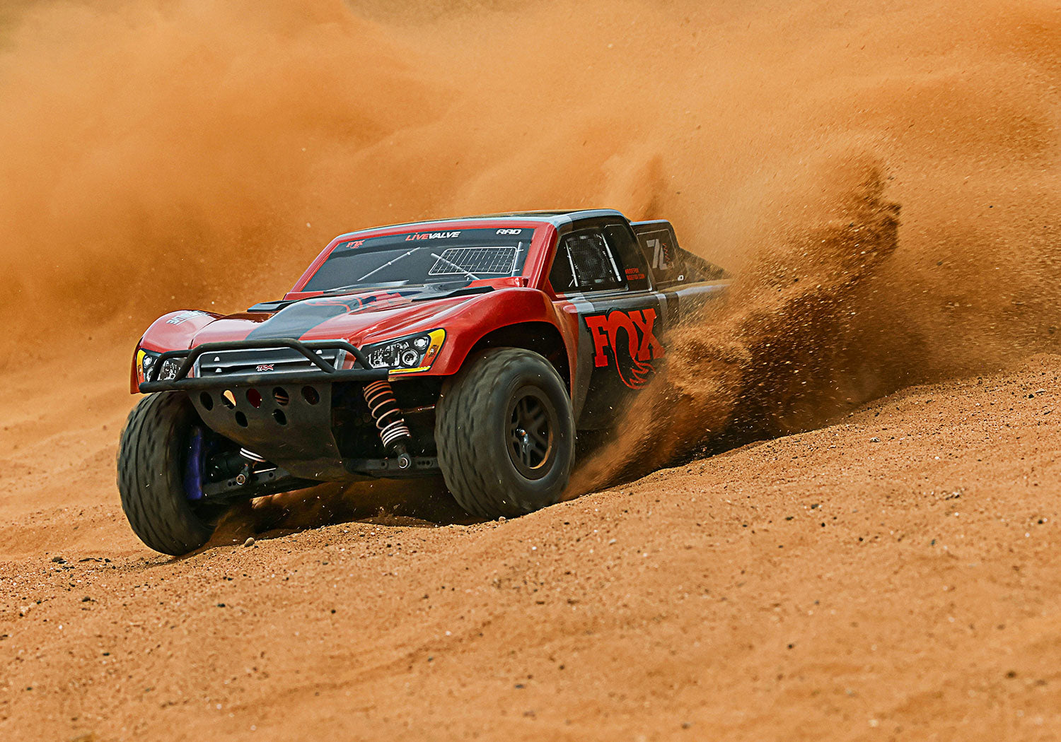 Traxxas - Slash BL-2S 1/10 RTR 4X4 Brushless Short Course Truck w/BL-2S ESC & TQ 2.4GHz Radio, Fox