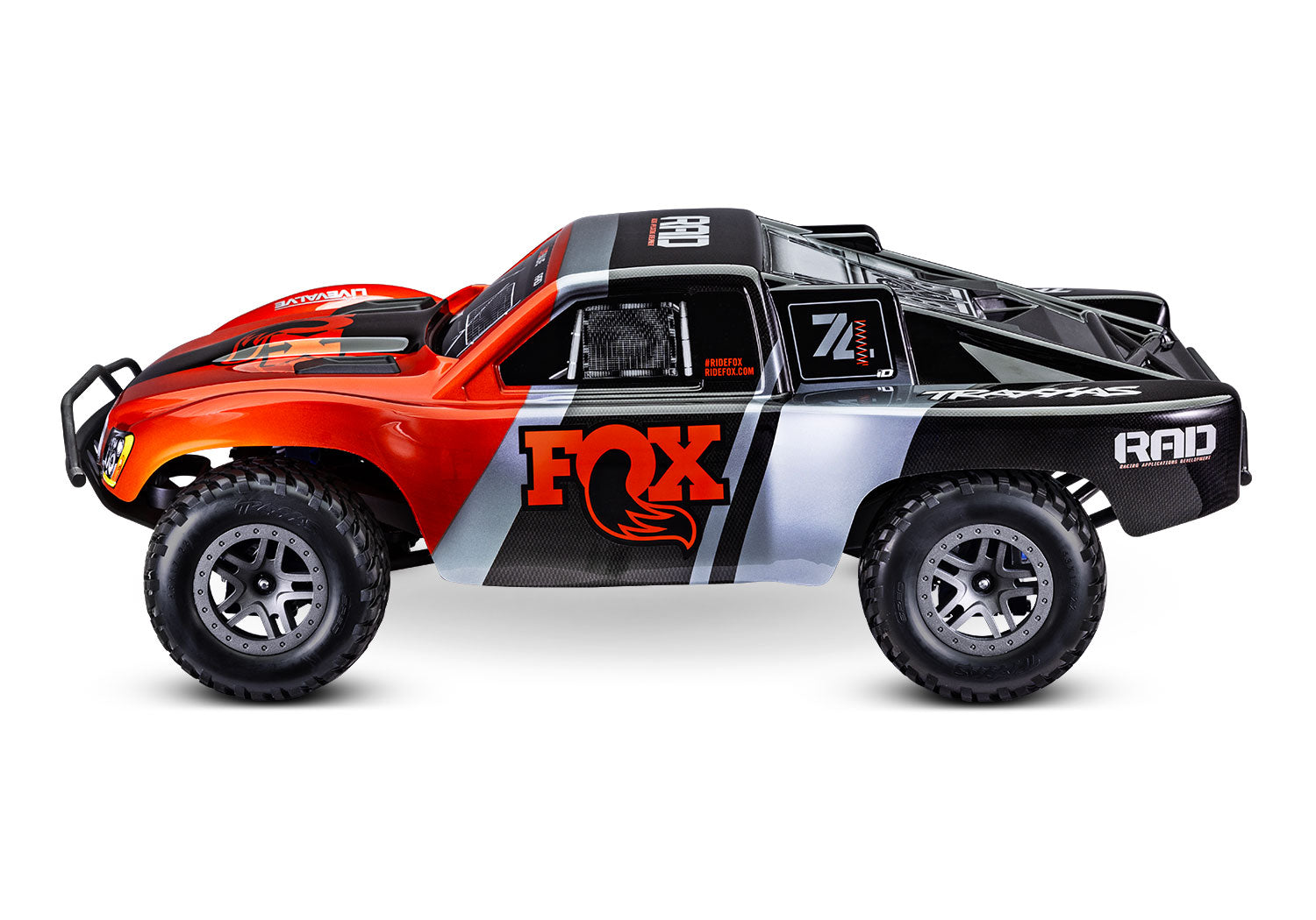 Traxxas - Slash BL-2S 1/10 RTR 4X4 Brushless Short Course Truck w/BL-2S ESC & TQ 2.4GHz Radio, Fox