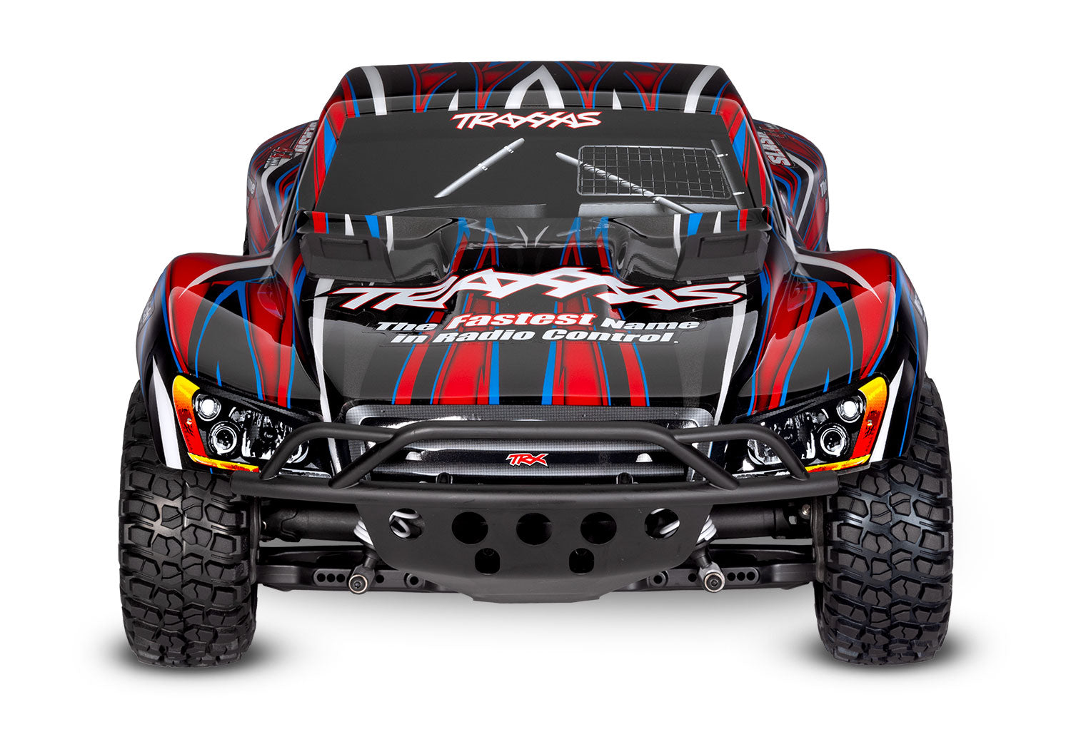 Traxxas - Slash VXL 1/10 RTR 4x4 Brushless Short Course Truck w/TQi™ 2.4GHz Radio & TSM®, Roja