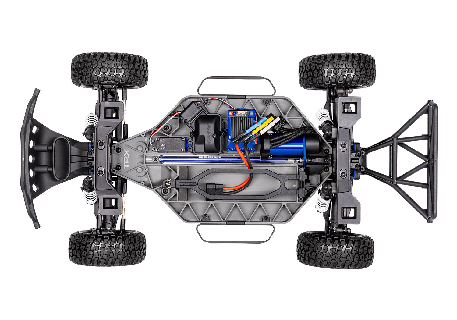 Traxxas - Slash VXL 1/10 RTR 4x4 Brushless Short Course Truck w/TQi™ 2.4GHz Radio & TSM®, Roja