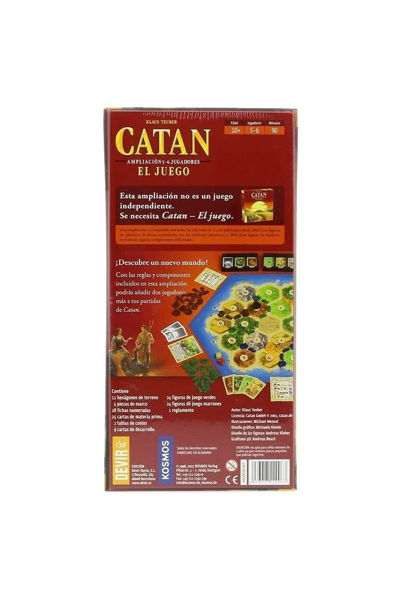 Devir - Catan Ampliación: Base 5-6 Jugadores