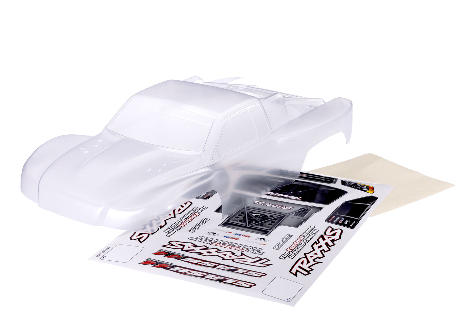 Traxxas - Slash 1/10 Pre-Cut Short Course Truck Body Heavy-Duty (Clear)