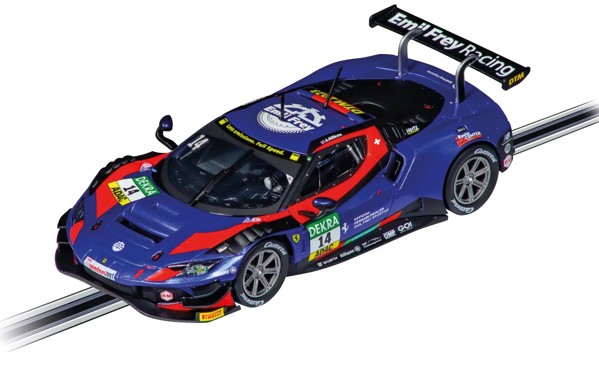 Carrera - "Ferrari 296 GT3 "Emil Frey Racing, No.14", DTM 2031" Analogo, Escala 1/32