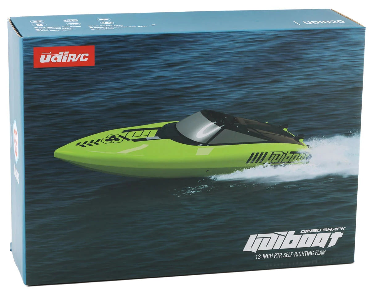 UDI RC - Ginsu Shark 13" High Performance Self-Righting RTR Electric Boat w/2.4GHz Radio, Battery & Charger