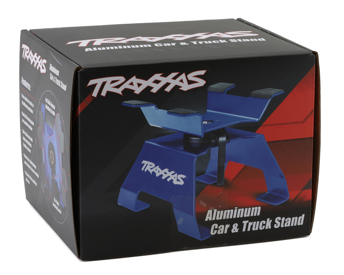 Traxxas - Assembled Aluminum Car & Truck Stand (Blue)