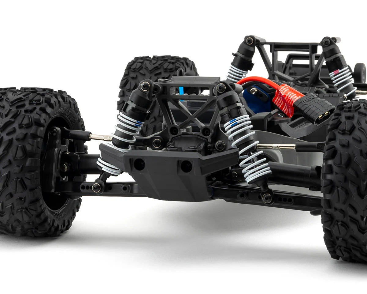 Traxxas - Rustler 4x4 VXL Brushless RTR 1/10 4WD Stadium Truck w/TQi 2.4GHz Radio & TSM, Roja