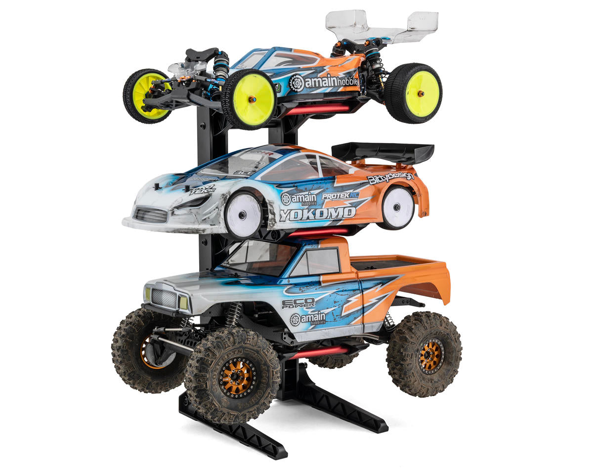 UpGrade RC - 3 Layer 1/10 & 1/8 Car Stand (200x240x475mm) W/Carrying Bag