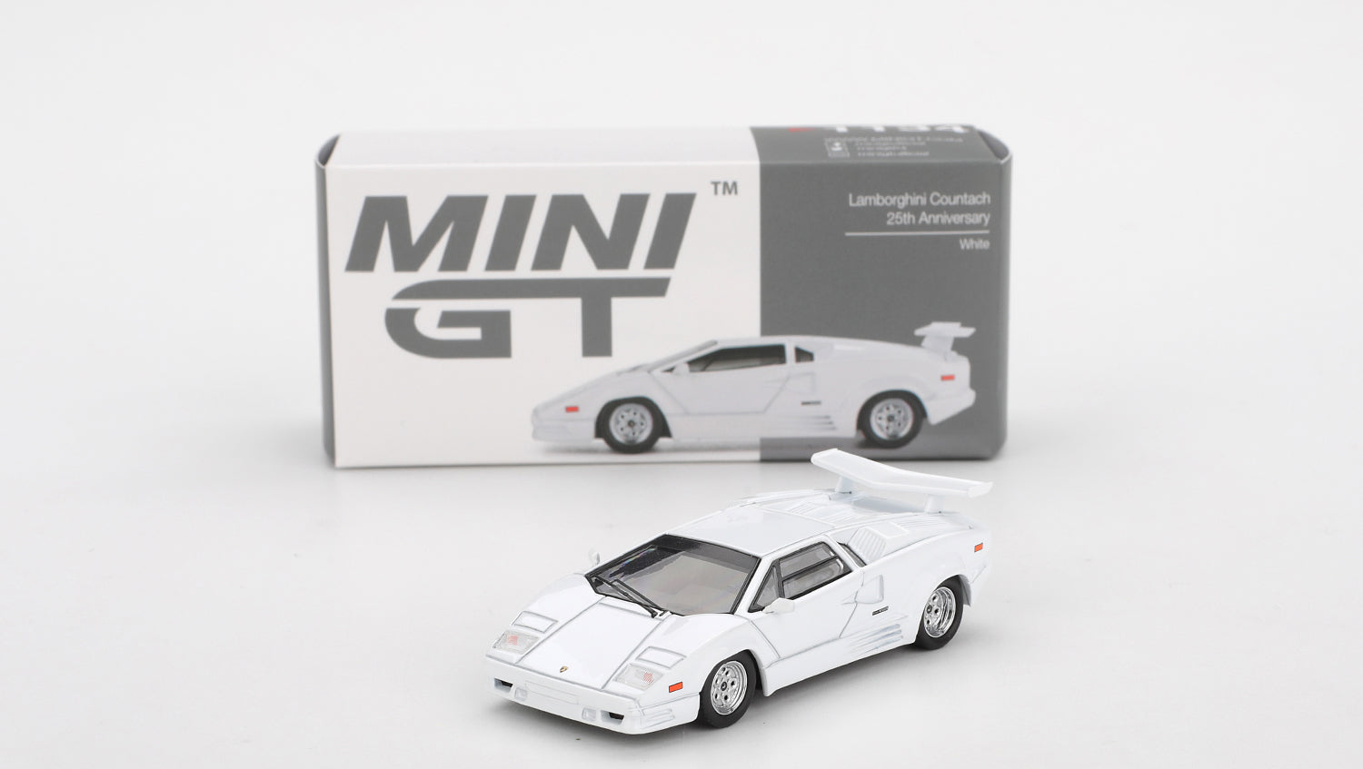 Mini GT - Lamborghini Countach 25th Anniversary White 1/64