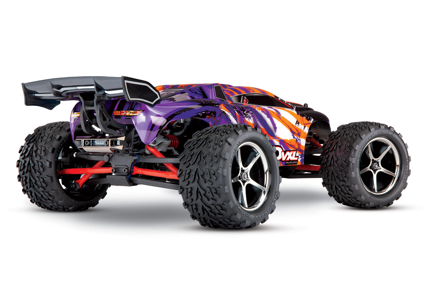 Traxxas - E-Revo VXL 1/16 4WD Brushless RTR Truck, Battery & USB-C Charger Included, Morado
