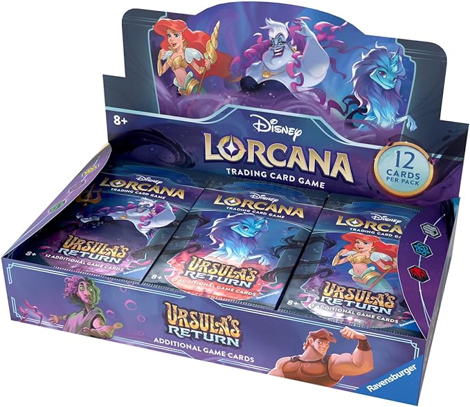 Ravensburger - Disney Lorcana: Ursula's Return: Booster Display con 24 sobres