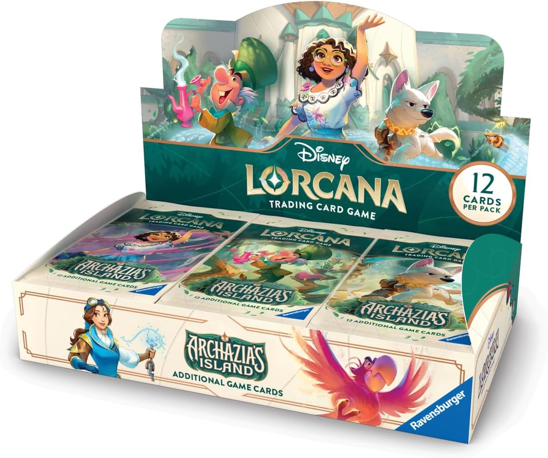 Ravensburger - Disney Lorcana: Archazia's Island: Booster Display con 24 sobres (Ingles)