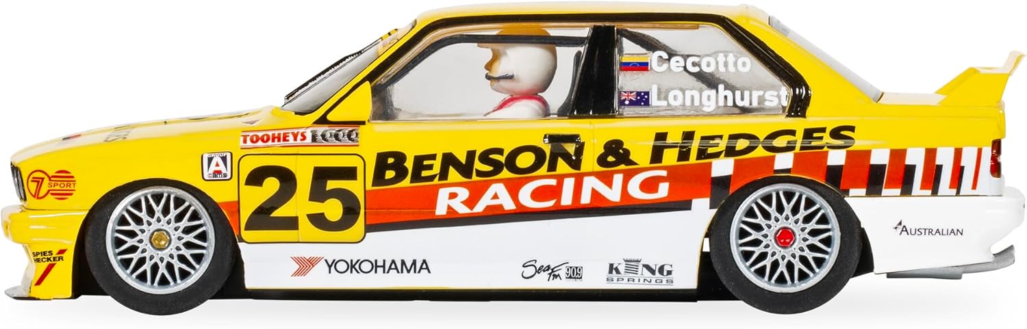 Scalextric - BMW E30 M3 #25 Bathurst 1000 1992 - Longhurst & Cecotto - Análogo, Escala 1/32