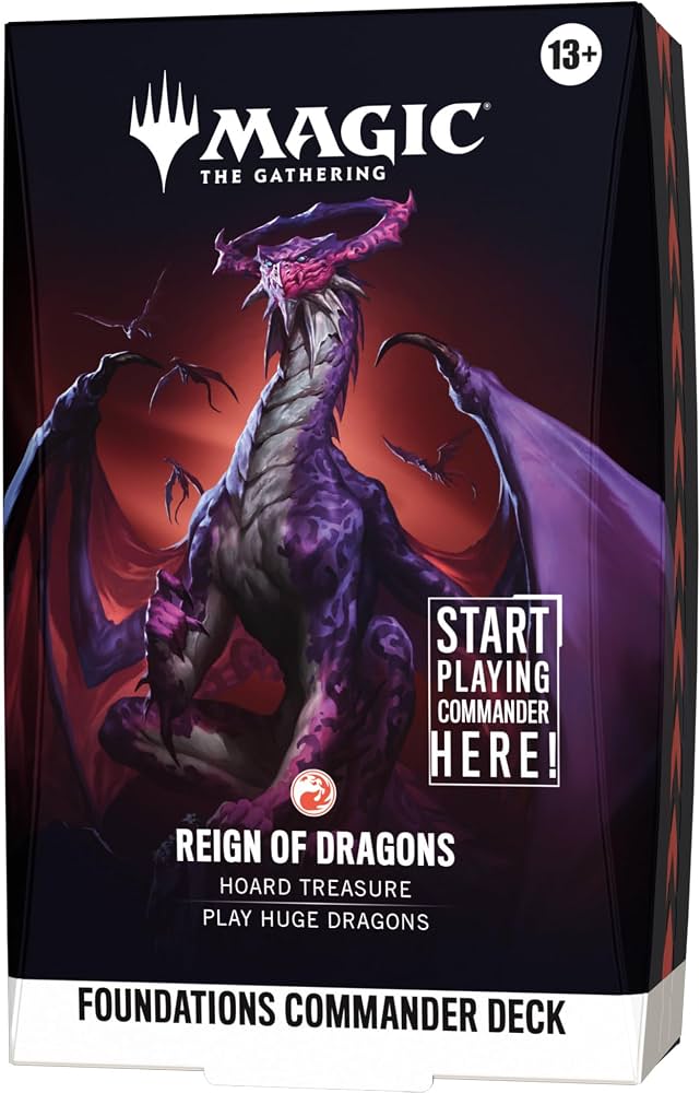 Magic MTG - Foundations Commander Deck: Reign Of Dragons