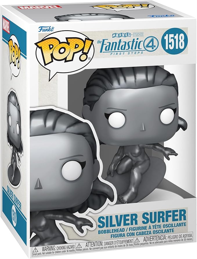 Funko Pop: Los Cuatro Fantasticos - Silver Surfer, #1518
