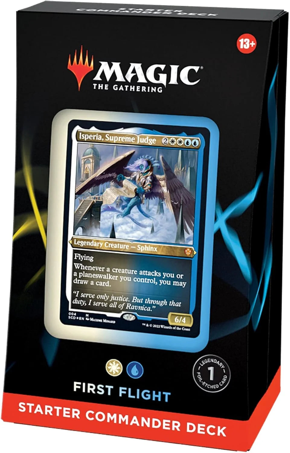 Magic MTG - Starter Commander Deck - First Flight (White-Blue) (Inglés)
