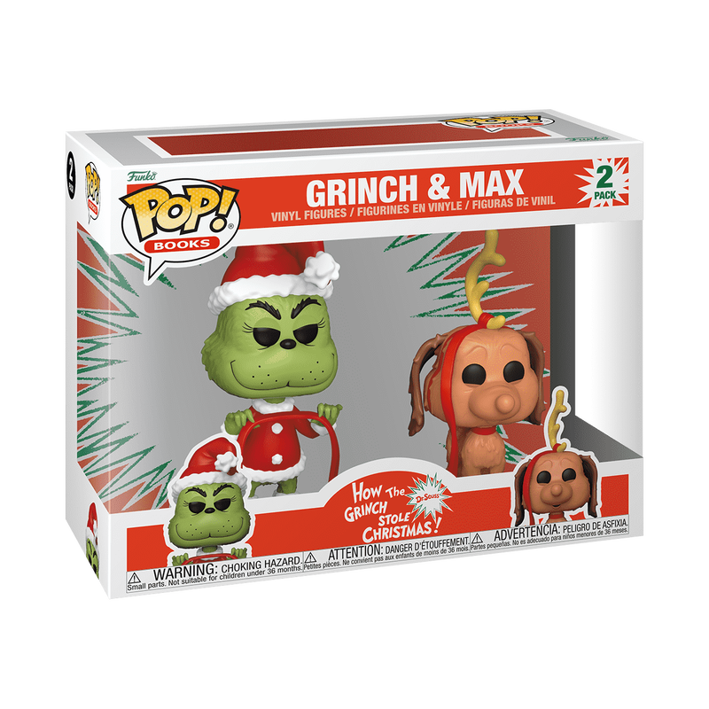 Funko Pop Deluxe: El Grinch - Grinch & Max 2-Pack