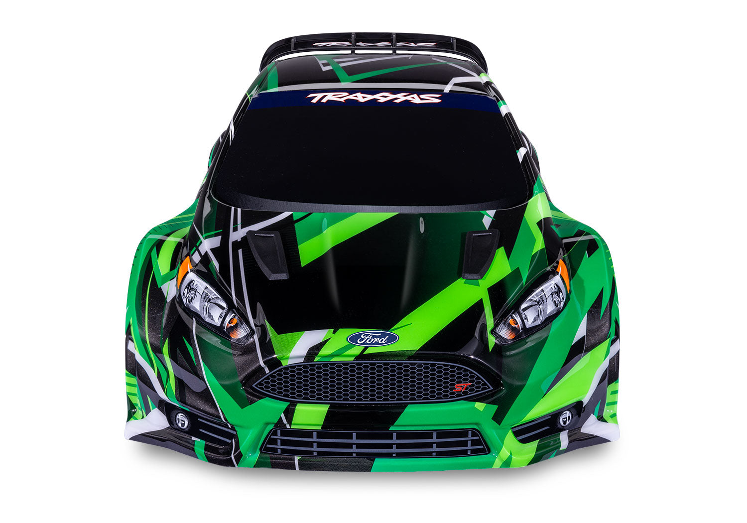 Traxxas - Ford Fiesta ST 4x4 VXL Brushless 1/10 RTR AWD Rally Car w/TQi 2.4GHz Radio & TSM, Verde