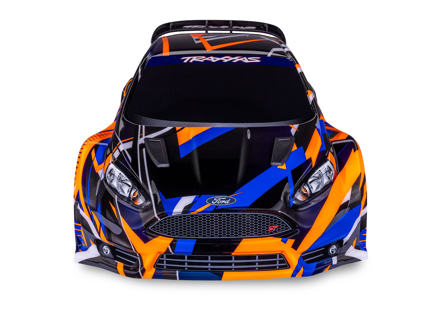 Traxxas - Ford Fiesta ST 4x4 VXL Brushless 1/10 RTR AWD Rally Car w/TQi 2.4GHz Radio & TSM, Naranja