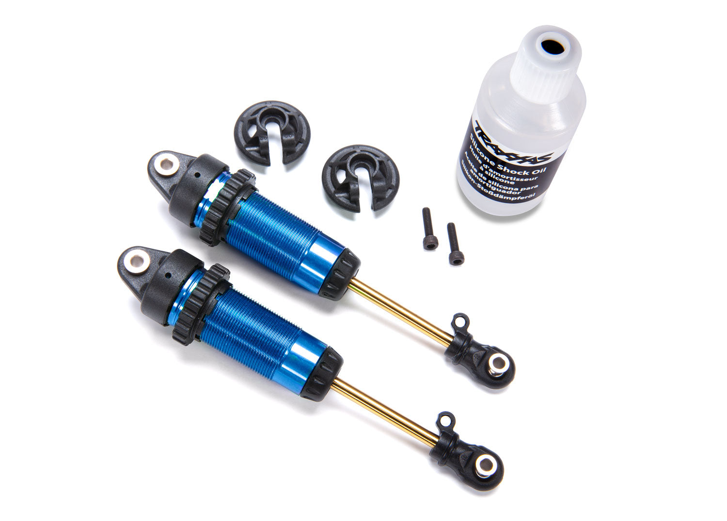 Traxxas - GTR XX-Long Shocks w/Ti-Nitride Shafts (Blue) (2)