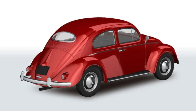 Aoshima Model Kits - 1/32 Snap Kit #20-RR Volkswagen Beetle (Ruby Red)
