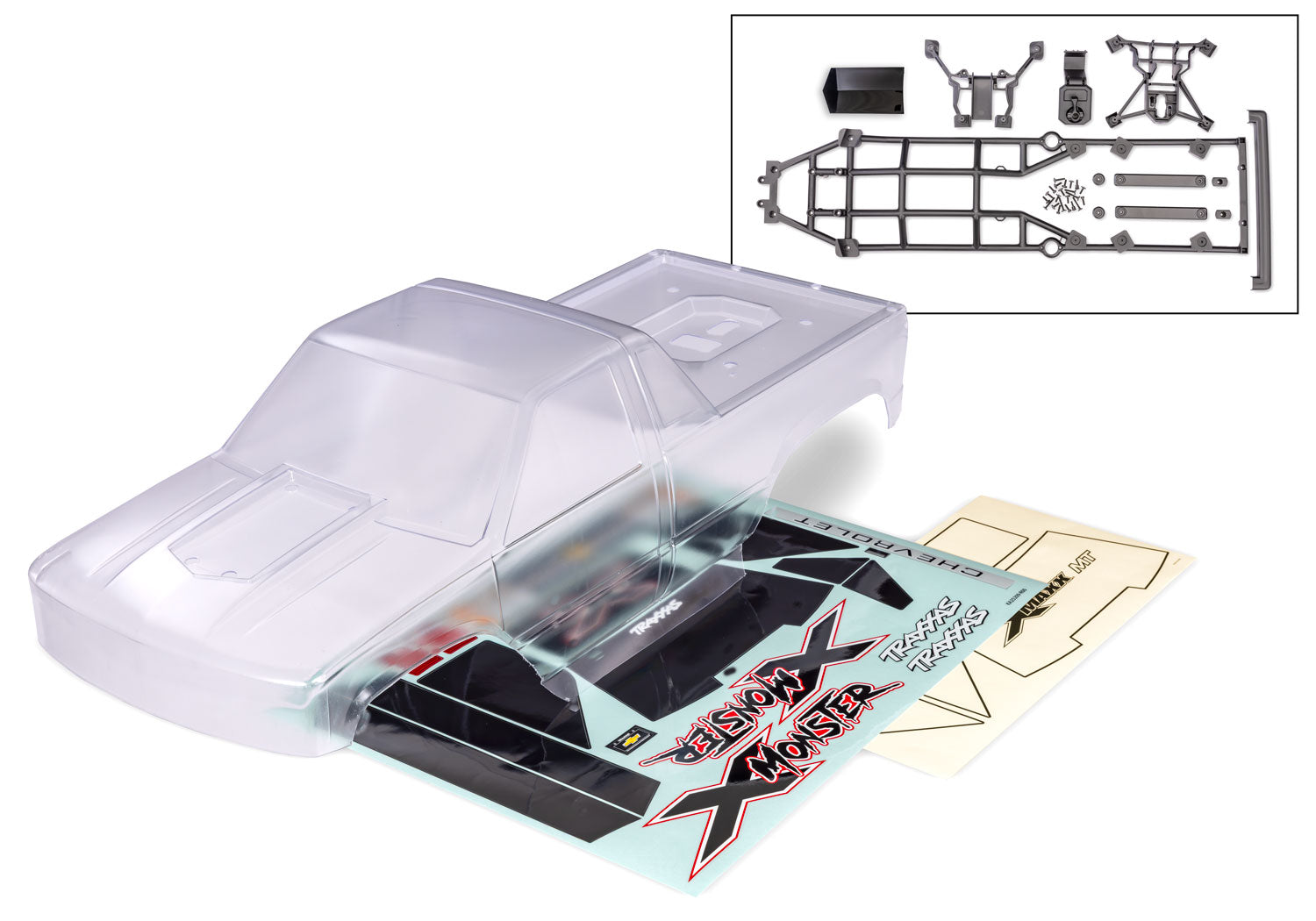 Traxxas - Heavy Duty X-Monster Chevrolet GMT400 CK Clear Body