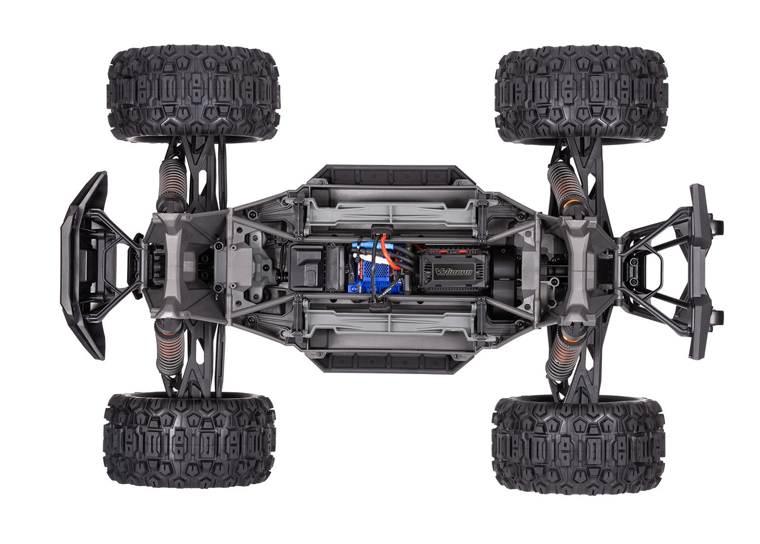 Traxxas - X-Maxx 8S 1/6 4WD Brushless RTR Monster Truck w/2.4GHz TQi Radio, TSM & Belted Tires, Azul