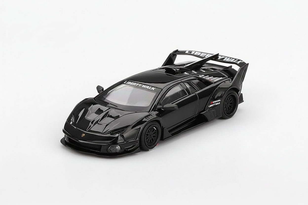 Mini GT - Lamborghini LB-Silhouette WORKS MURCIELAGO GT Evo Black 1/64