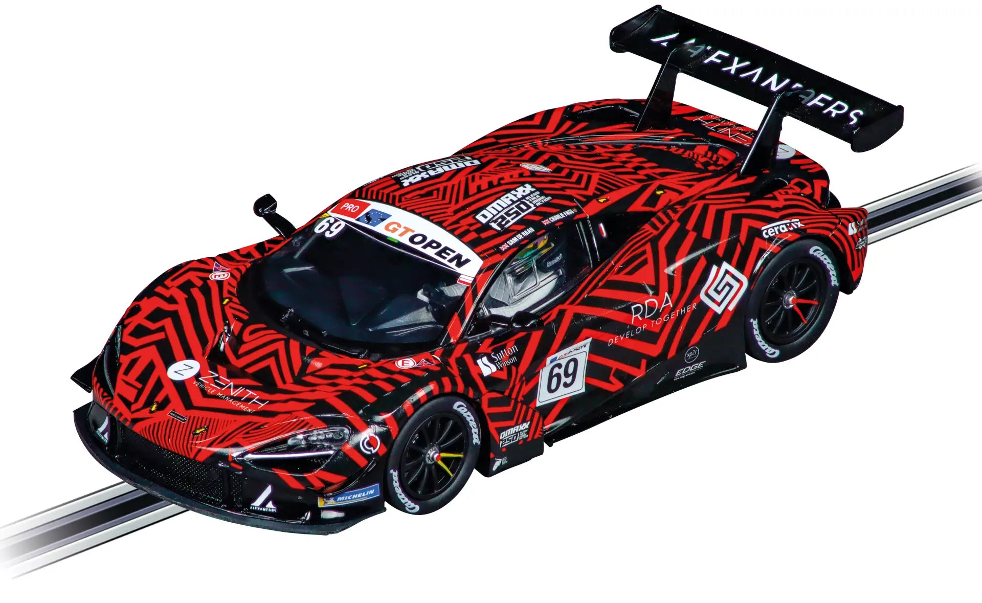 Carrera - "McLaren 720S GT3 "Optimum Motorsport, No.69" Analogo, Escala 1/32