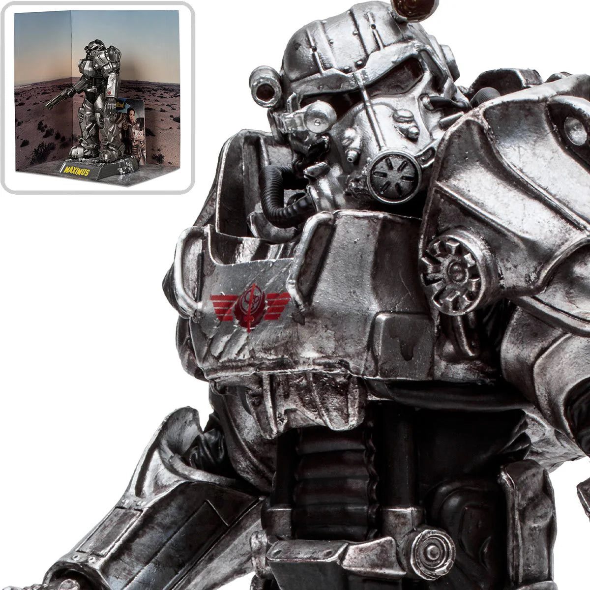 McFarlane Toys - Estatua Movie Maniacs: Fallout - Maximus Limited Edition 6 Pulgadas (con casco)