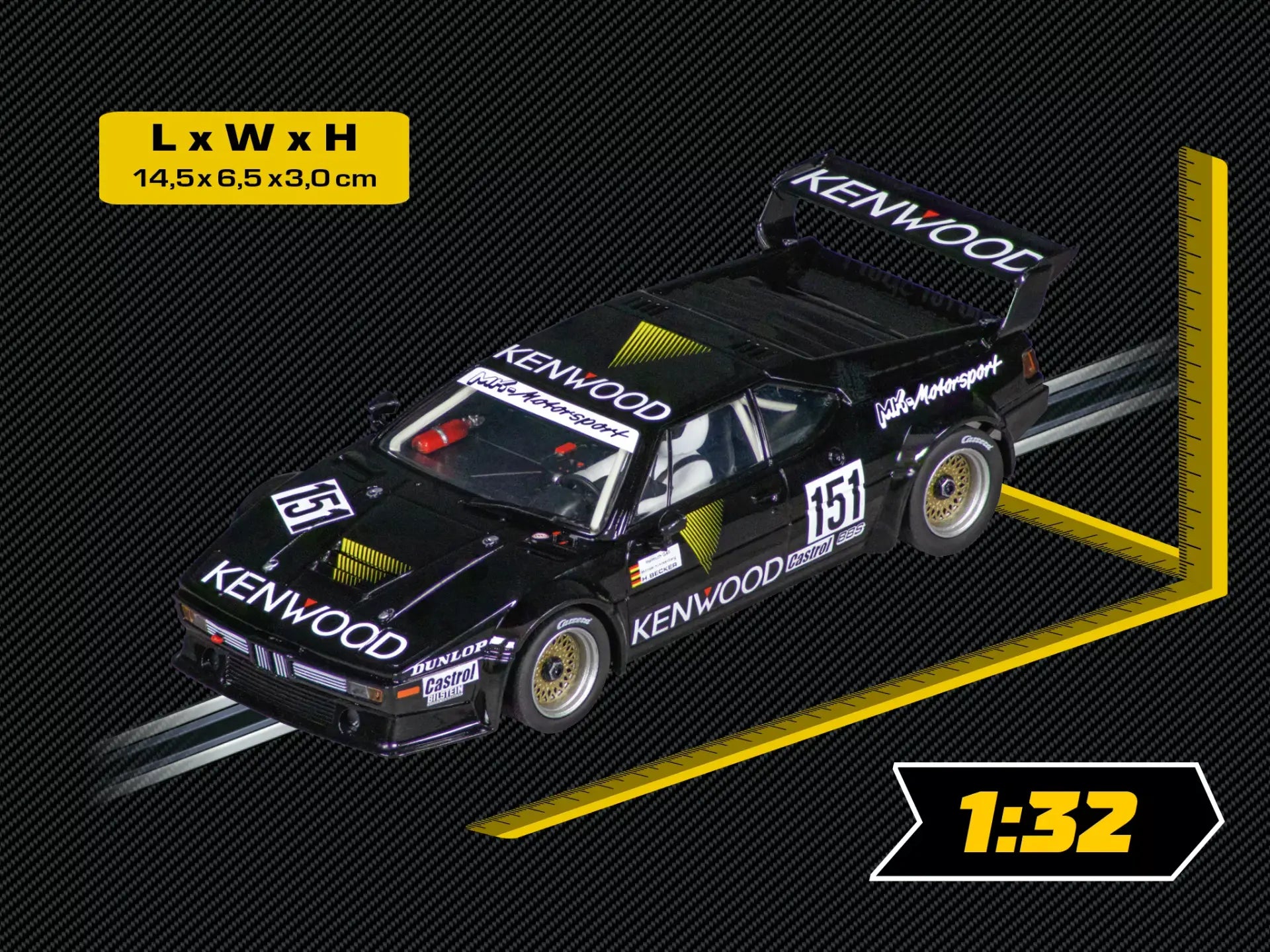 Carrera - BMW M1 Procar "MK-Motorsport, No.151" DRM 1986, Digital, Escala 1/32