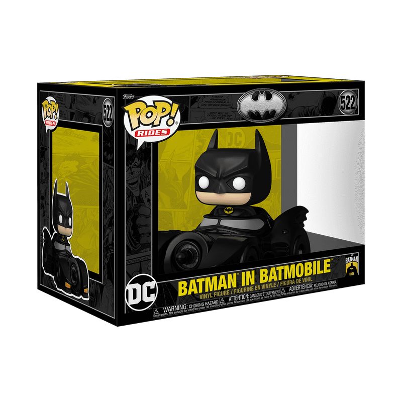 FUNKO POP Rides Deluxe: DC Batman 85 Aniversario - Batman con Batimovil, #522