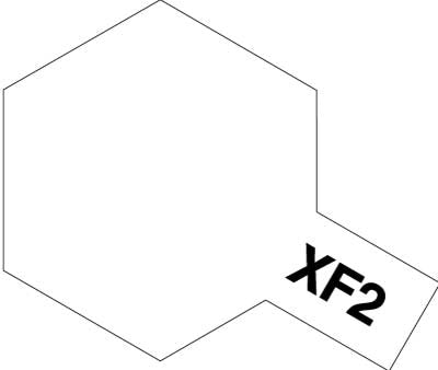 Tamiya - Acrylic XF-2 Flat White Paint, 23ml Bottle