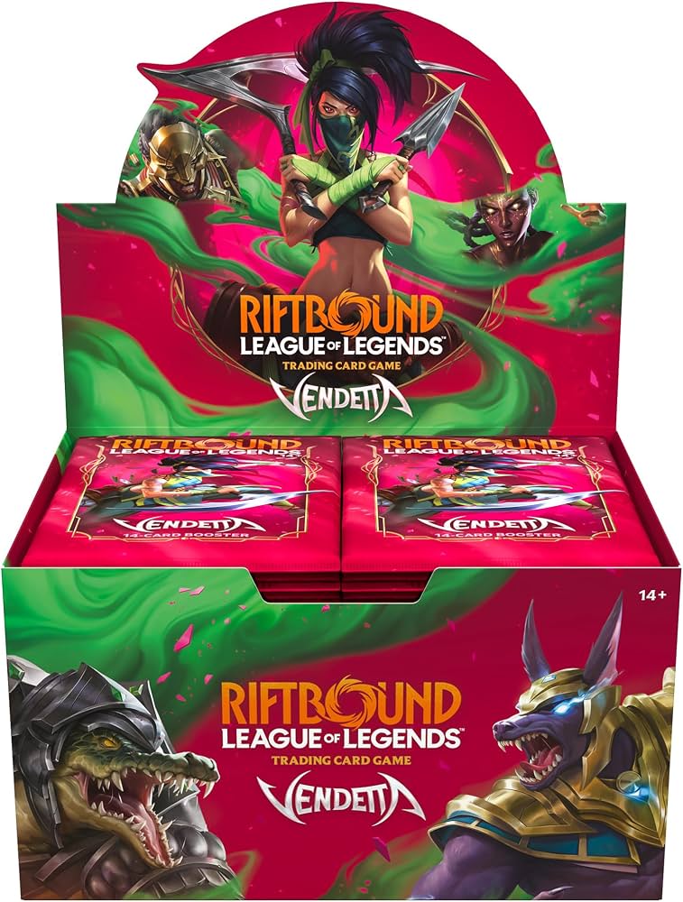 Riftbound TCG: Set 3 - League of Legends - Vendetta - Booster Display (Ingles)