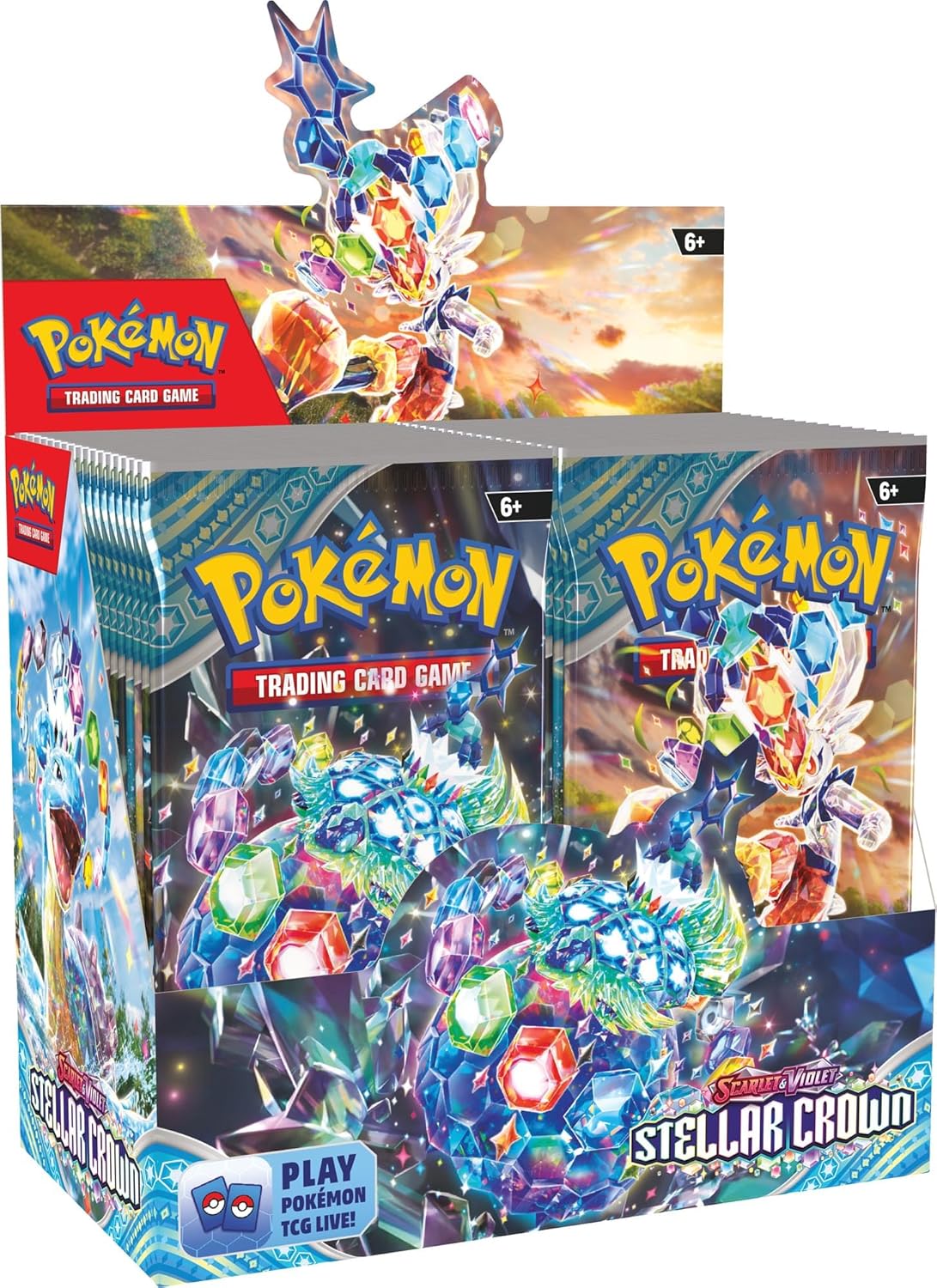 Pokémon TCG: Scarlet & Violet 07 - Stellar Crown Booster Display - Inglés